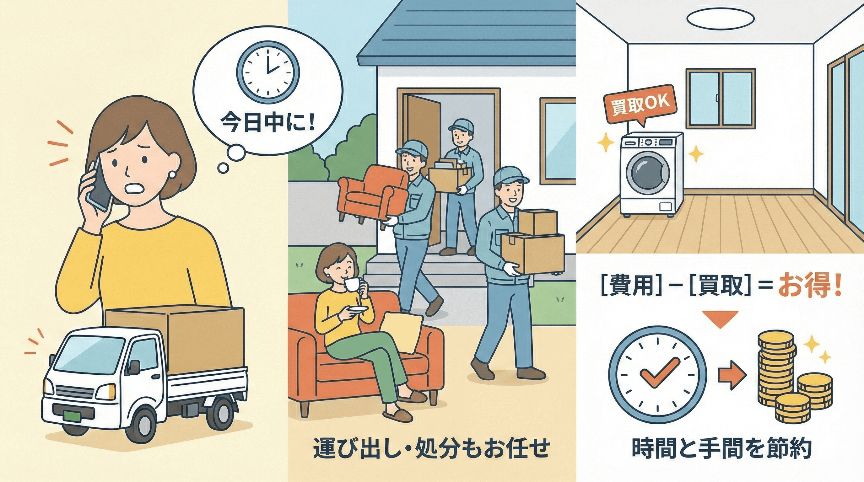 不用品回収業者に依頼する