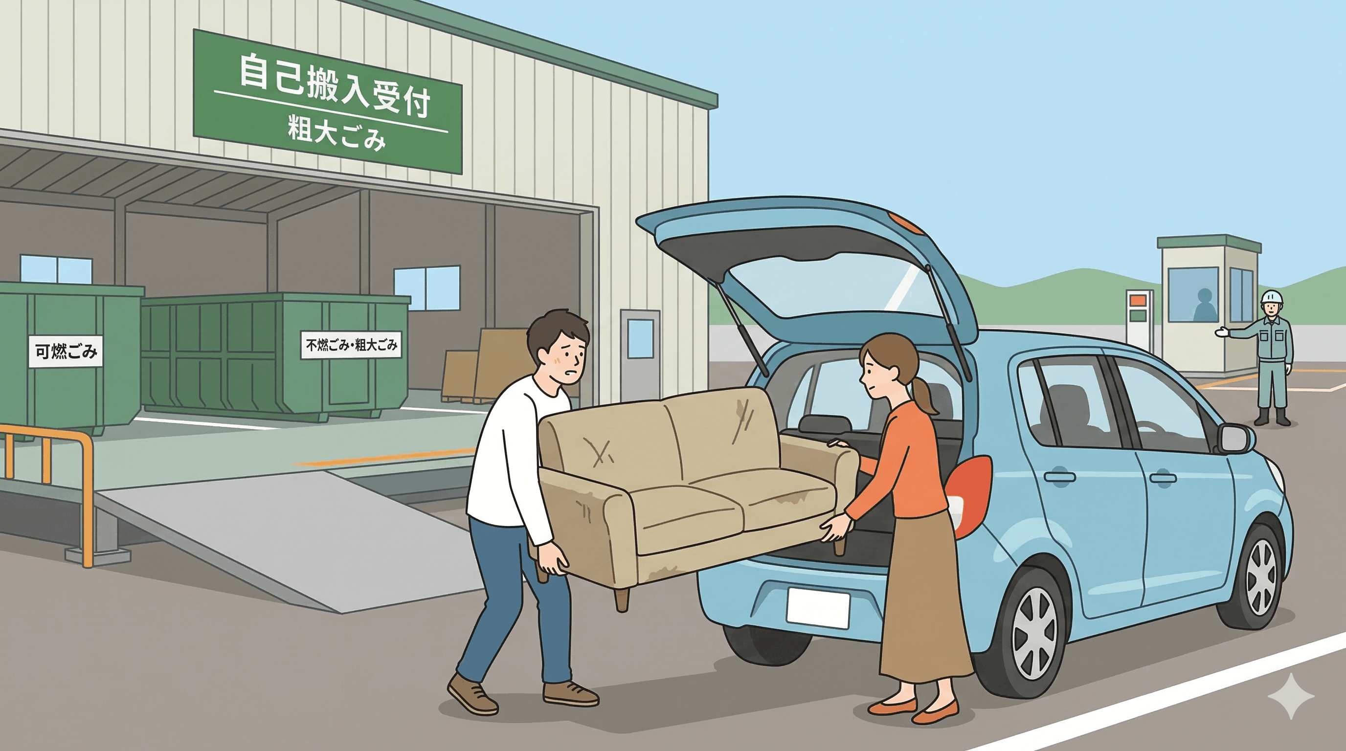 方法②：処分場への自己搬入