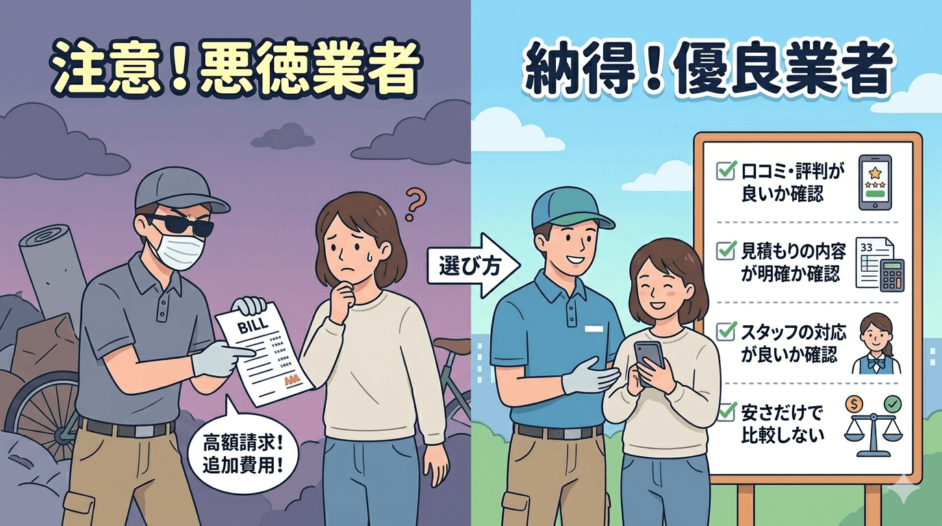 【悪徳業者対策】優良業者の選び方4ポイント