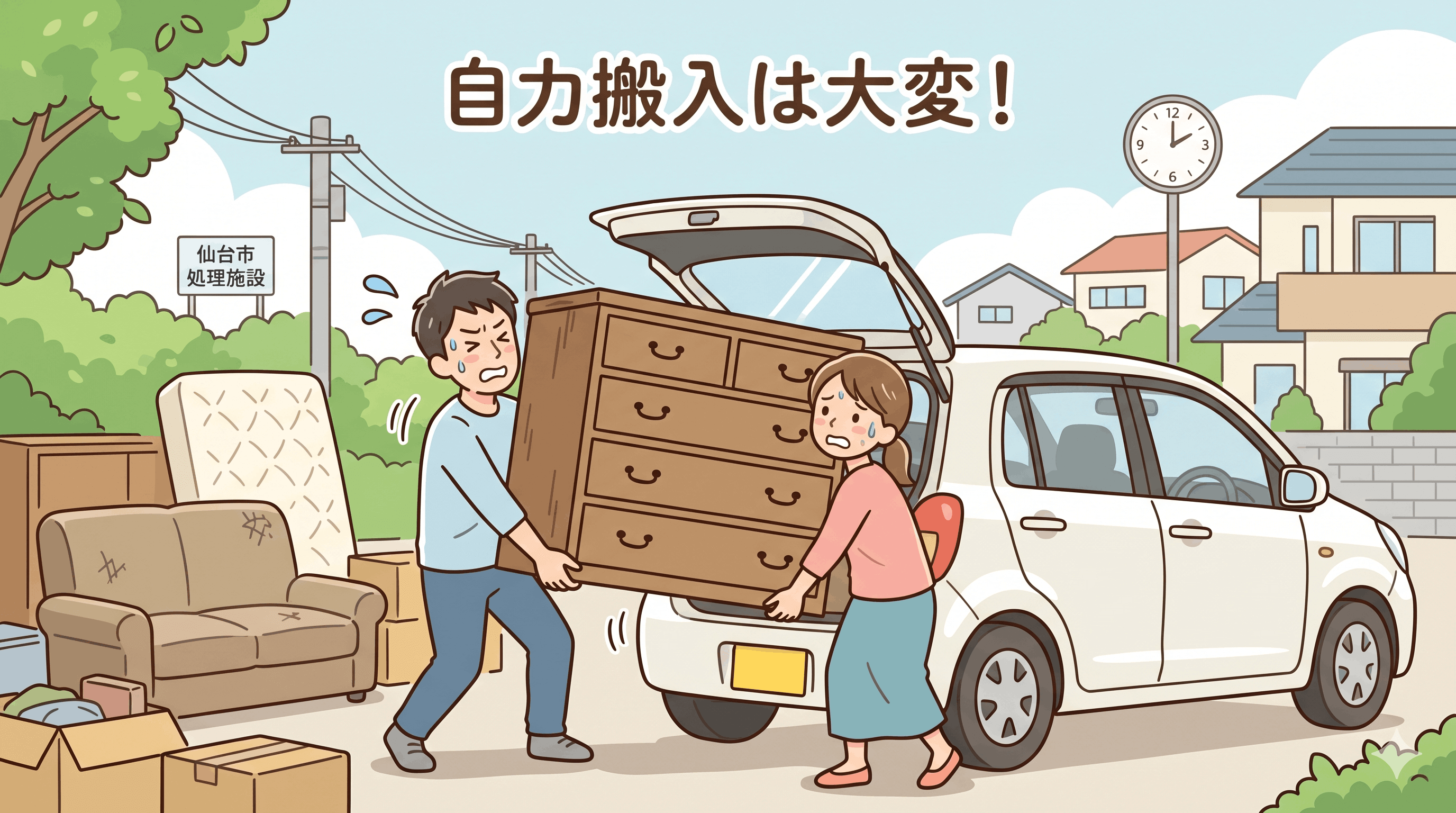 方法②：仙台市の処分場へ自分で持ち込む