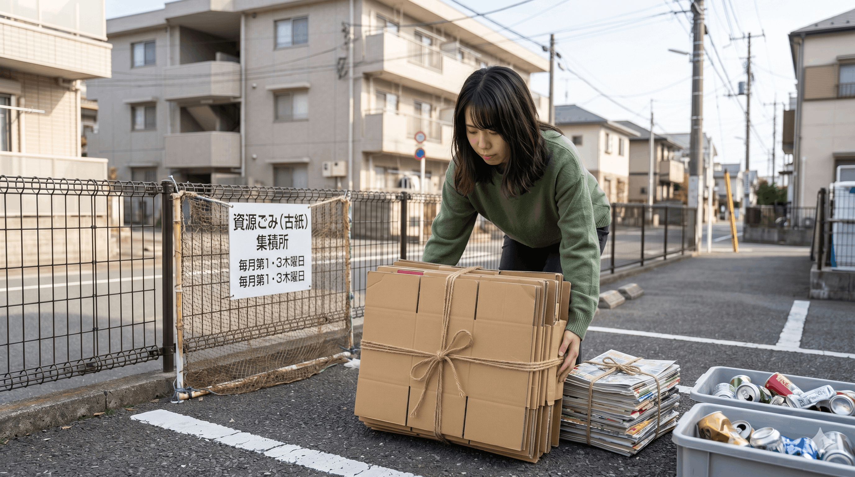 方法①：自治体の「資源ごみ」として出す