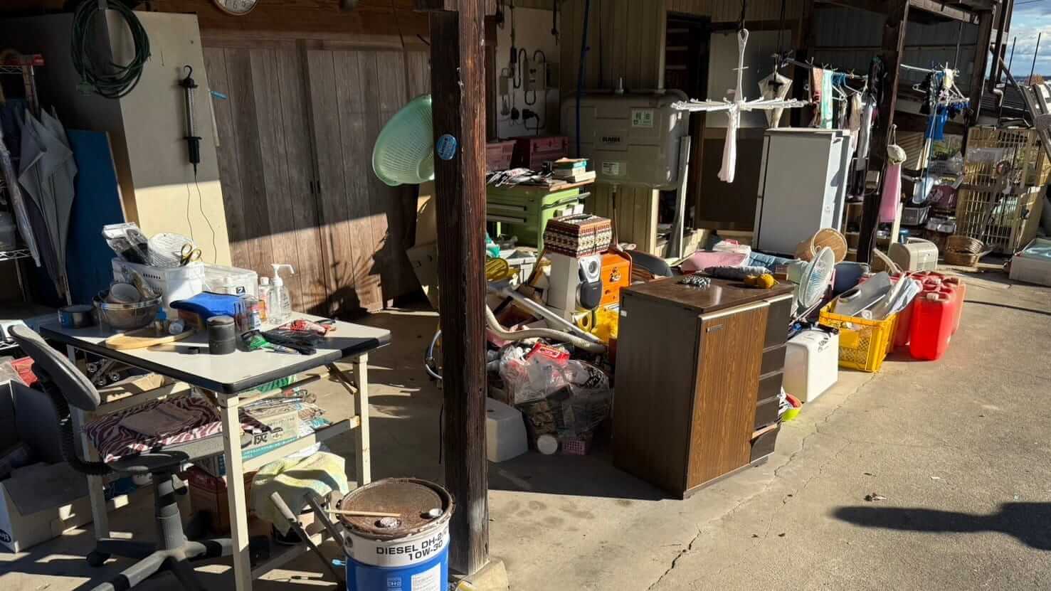 原付含む遺品整理事例