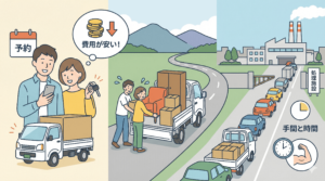 ゴミ処理場に自己搬入する