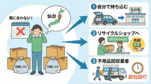 仙台で引越しゴミが出せない！間に合わない時の緊急処分法3選