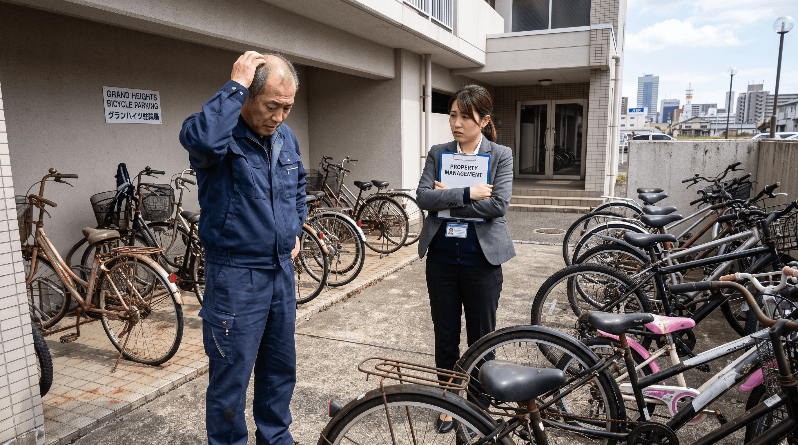【管理会社向け】放置自転車は譲れる？仙台での合法的な引き取りと処分法