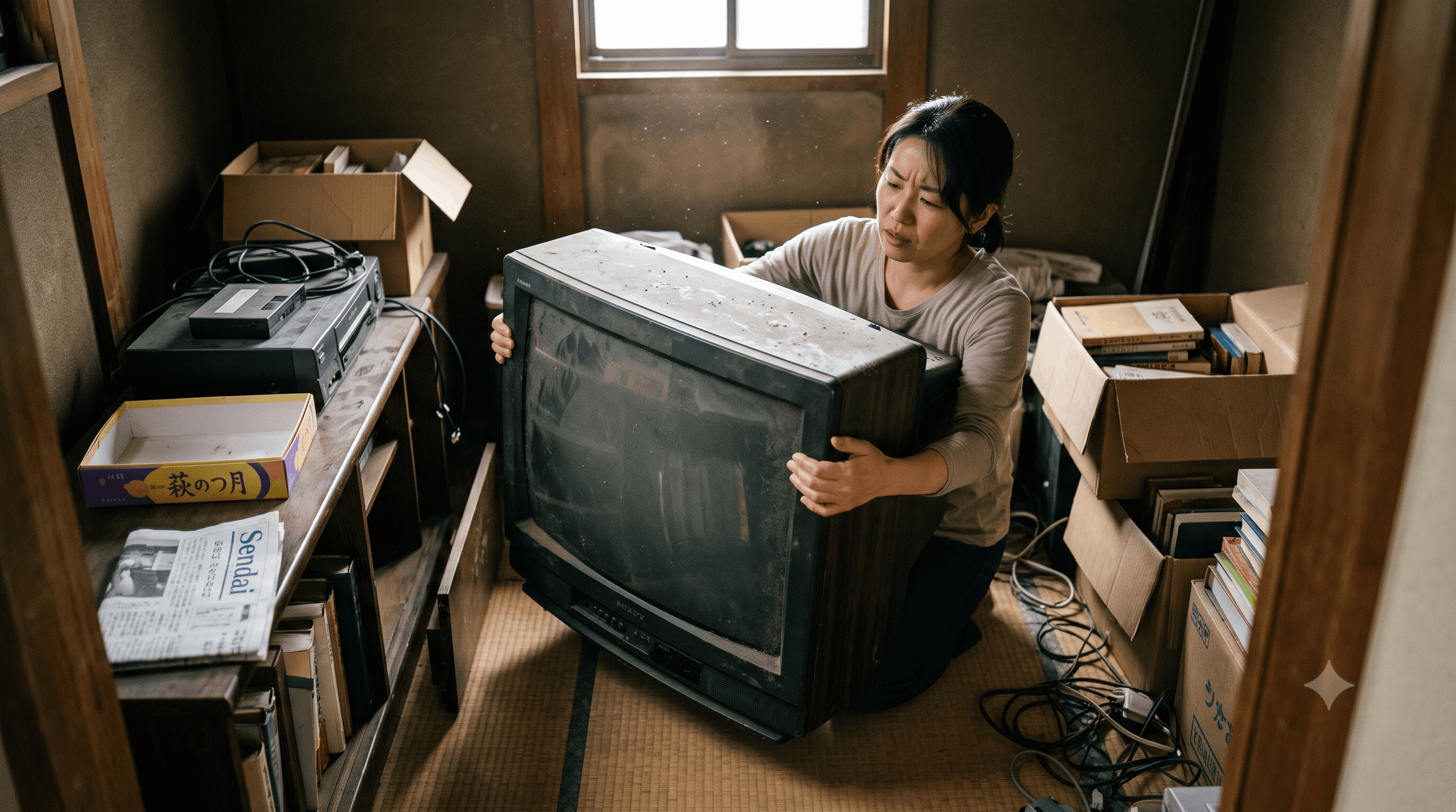 【仙台】ブラウン管テレビの処分方法｜運べない・売れないを今日中に解決
