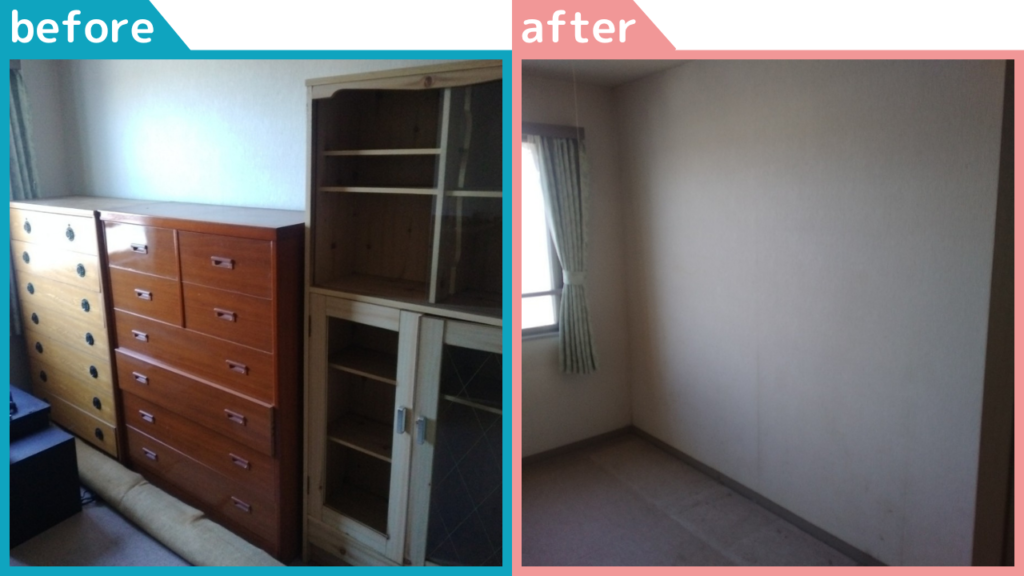 泉区桂　丸ごと片付けの作業事例