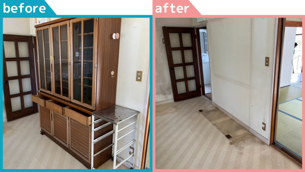 泉区松陵の不用品回収事例